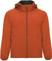 Roly Dviejų sluoksnių sportinis softshell striukė SIBERIA Vermilion oranžinis