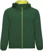 Roly Dviejų sluoksnių sportinis softshell striukė SIBERIA Butelis žalias
