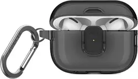 Dėklas UNIQ Glase Pro skirtas AirPods Pro 2 Lock Case pilkos spalvos