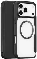 Dux Ducis Skin X Pro dėklas skirtas Apple iPhone 17 Pro with Wallet, MagSafe Compatible – juodos spalvos