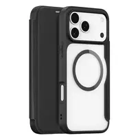 Dux Ducis Skin X Pro dėklas skirtas Apple iPhone 17 Pro Max with Wallet, MagSafe Compatible – juodos spalvos