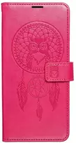 OEM atverčiamas dėklas, skirtas iPhone 17 AIR Mezzo Book, sapnų gaudyklės spalvos, rausvai raudonas