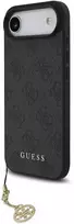 Guess 4G Charm dėklas skirtas Apple iPhone 17 Air Tone on Tone pilkos spalvos