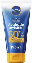 Nivea Sun Protege y Hidrata Loción Solar Acabado Invisible Spf50, 150 ml