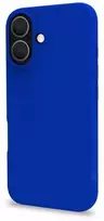 Dėklas Celly Cromo Soft rubber case iPhone 17e / 16e Blå