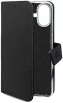 Dėklas Celly WALLY, Wallet case, Apple, iPhone 16e, 15.5 cm (6.1"), Juodas