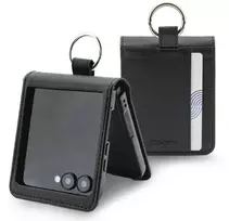 Dėklas Mercury Basic Diary skirtas Samsung Galaxy Z Flip7 juodos spalvos