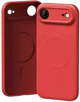 Mercury Semi-Silicone MagSafe dėklas skirtas Apple iPhone 17 Air raudonos spalvos
