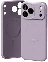 Mercury Semi-Silicone MagSafe dėklas skirtas Apple iPhone 17 Pro Max levandų spalvos
