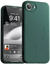Dėklas Case Mercury Semi-Silicone MagSafe Apple iPhone 16E žalios spalvos