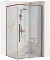 Dušo kabina Rea Solar, Brushed Copper, 90x90 cm