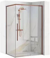 Dušo kabina Rea Solar, Brushed Copper, 120x90 cm