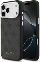 Guess 4G MagSafe dėklas skirtas Apple iPhone 17 Pro Max juodos spalvos