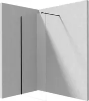 Walk-in dušo sienelė Deante Prizma, Nero, 120x195 cm