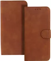 Topt Dėklas BOOK COMMON Universali (Dydis S) skirtas Apple iPhone 12/13/Samsung S6/A5 2016/Xcover 4/S22/Huawei P8 2017 rudos spalvos