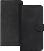Topt Dėklas BOOK COMMON Universali (Dydis M) skirtas Samsung S21/S10/Note/Note 2/Note 3/Huawei P30 Lite/P9/P9 Lite/Sony Xperia Z3/Z4/Z5 juodos spalvos