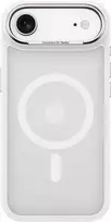 Benks Dėklas Magnetic Mist Metal Frame (0068) skirtas Apple iPhone 17 Air balta (Camera Control Button)
