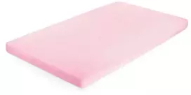 EWA 884633 medvilninis trikotažas su prigludusia paklode 120x60 šviesiai rožinė 30