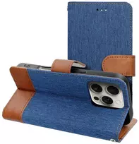Dėklas Oem Flip case for iPhone 17 PRO MAX Jeans Book mėlynas