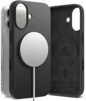 Ringke Silicone Magnetic MagSafe dėklas skirtas Apple iPhone 17 – violetinės spalvos