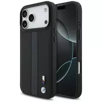 Dėklas BMW M Perskirtasated Stripe Logo MagSafe skirtas Apple iPhone 17 Pro Max mėlynos spalvos