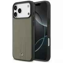 Dėklas Mercedes Leather The Move MagSafe skirtas Apple iPhone 17 Pro Max taupe