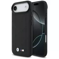 Dėklas BMW M Quilted Logo MagSafe skirtas Apple iPhone 17 Air juodos spalvos