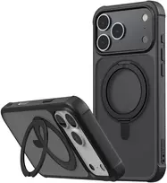 Dėklas Araree Duple M Stand MagSafe do iPhone 17 Pro Max juoda