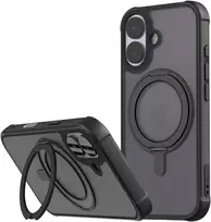 Dėklas Araree Duple M Stand MagSafe do iPhone 17 juoda