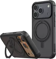 Dėklas Araree Duple M Stand MagSafe do iPhone 17 Pro juoda