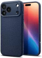 „Spigen Liquid Air“ dėklas, skirtas „iPhone 17 Pro“ - Mėlyna
