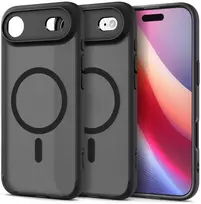 Spigen Ultra Hybrid MagSafe dėklas skirtas Apple iPhone 17 Air – juodos spalvos