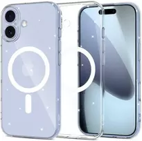 Tech-Protect FlexAir MagSafe dėklas skirtas iPhone 17 – skaidrus Glitter