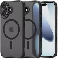 Tech-Protect MagCam MagSafe dėklas skirtas Apple iPhone 17 – matinis juodos spalvos