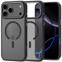 Tech-Protect MagEdge MagSafe dėklas skirtas Apple iPhone 17 Pro – matinis juodos spalvos