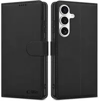 Tech-Protect Wallet dėklas skirtas Samsung Galaxy S25 FE – juodos spalvos