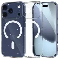 Tech-Protect FlexAir MagSafe dėklas skirtas Apple iPhone 17 Pro – skaidrus Glitter