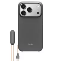 Apple „Beats iPhone 17 Pro“ dėklas su atlošu, „MagSafe“ ir kameros valdymu – granito pilkos spalvos