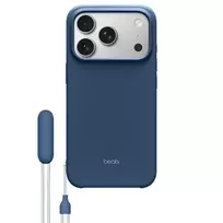 Apple „Beats iPhone 17 Pro“ dėklas su atlošu, „MagSafe“ ir kameros valdymu – mėlynos spalvos