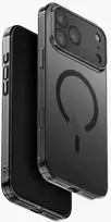 UNIQ Airsuit dėklas skirtas Apple iPhone 17 Pro Max Magclick Charging juodos spalvos