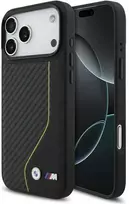 Dėklas BMW M Carbon Line & Logo MagSafe Apple iPhone 17 Pro Max geltonas