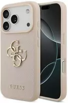 Original dėklas GUESS Grained Big 4G & Classic Logo skirtas Apple iPhone 17 Pro pink