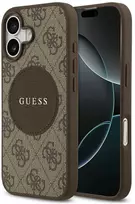 „Guess 4G Circle Classic Logo MagSafe“ – dėklas skirtas Apple iPhone 17, rudas