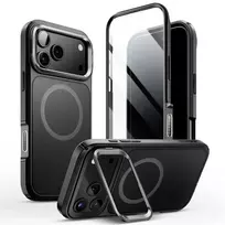 Supcase IBLSN Ares Flip Mag MagSafe dėklas skirtas Apple iPhone 17 Pro - juodos spalvos