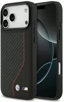 BMW M Carbon Line ir logotipo „MagSafe“ dėklas, skirtas iPhone 17 Pro Max - Raudona