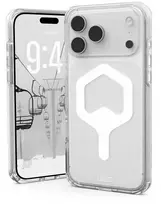 Urban Armor Gear UAG Plyo MagSafe dėklas, skirtas iPhone 17 Pro Max – skaidrus ir baltas