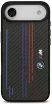 Dėklas BMW M Kevlar Lines & Logo MagSafe Apple iPhone Air juodos spalvos