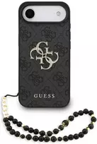 Guess 4G Strap 4G Classic Logo dėklas skirtas Apple iPhone Air juodos spalvos