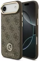„Guess 4G Strass Logo MagSafe“ dėklas, skirtas „iPhone Air“ – rudas