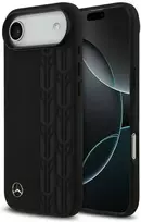 Mercedes Leather Laurel Leaves MagSafe dėklas Apple iPhone Air juodos spalvos